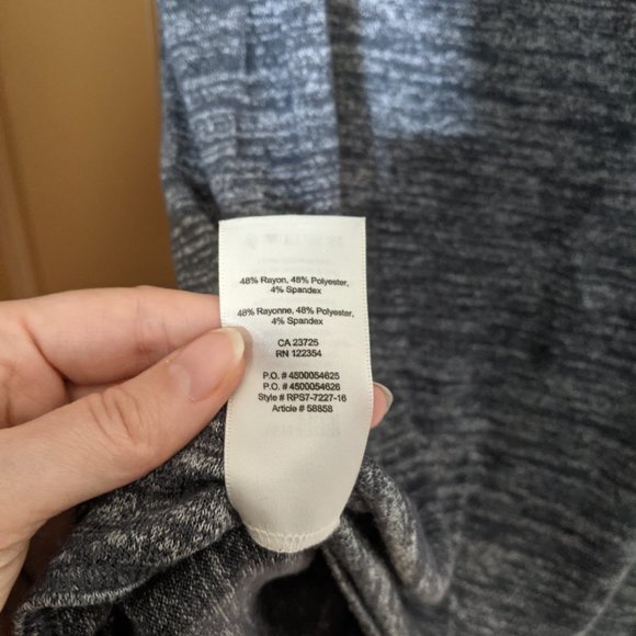 Wilfred Free Tulip Style Skirt - Size Large Heathered Grey - Picture 5 of 5